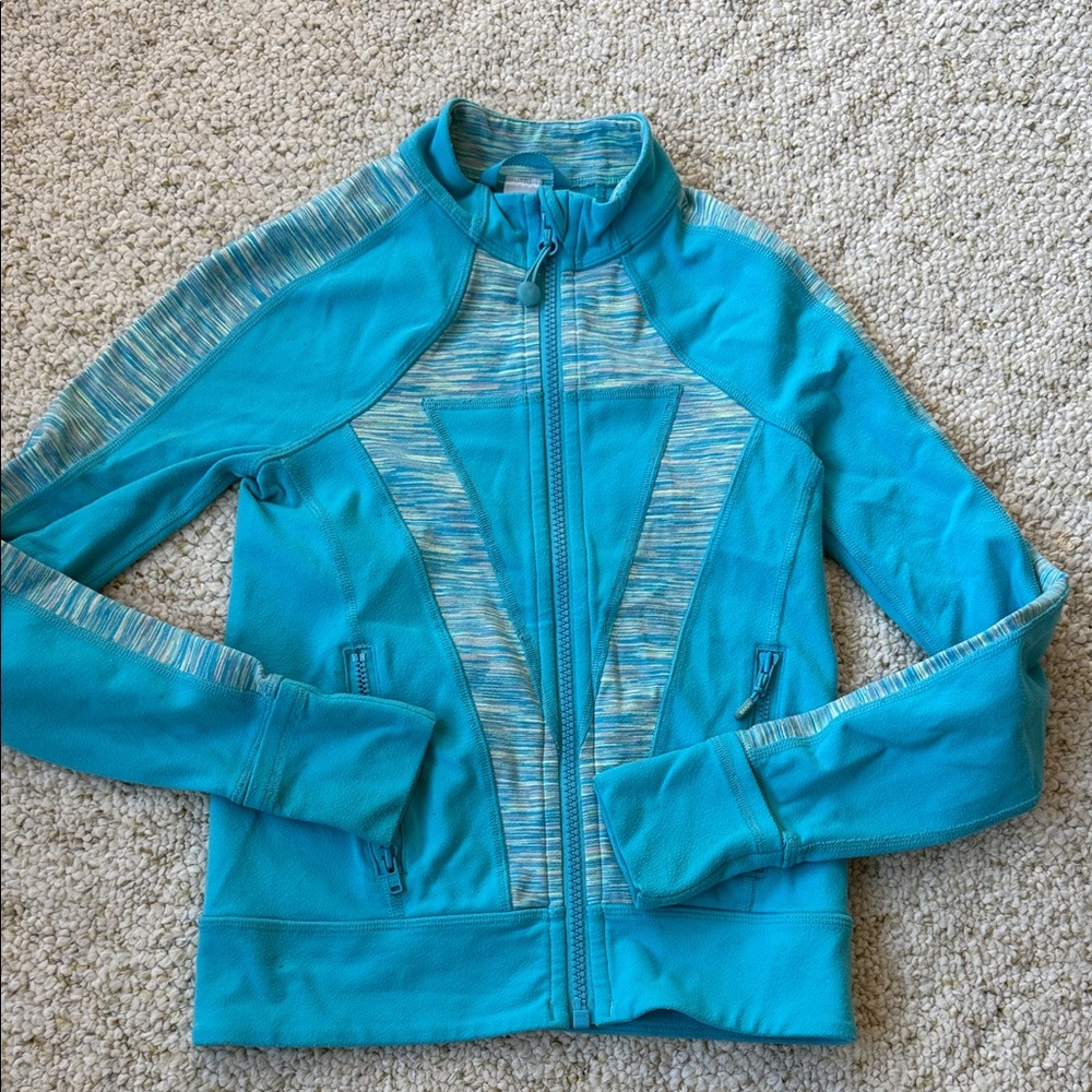 Girls Ivivva by lululemon activewear jacket sz 6